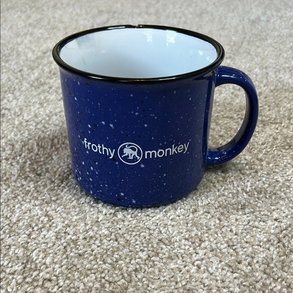 Frothy Monkey Blue Speckled Mug - Picture 1 of 4